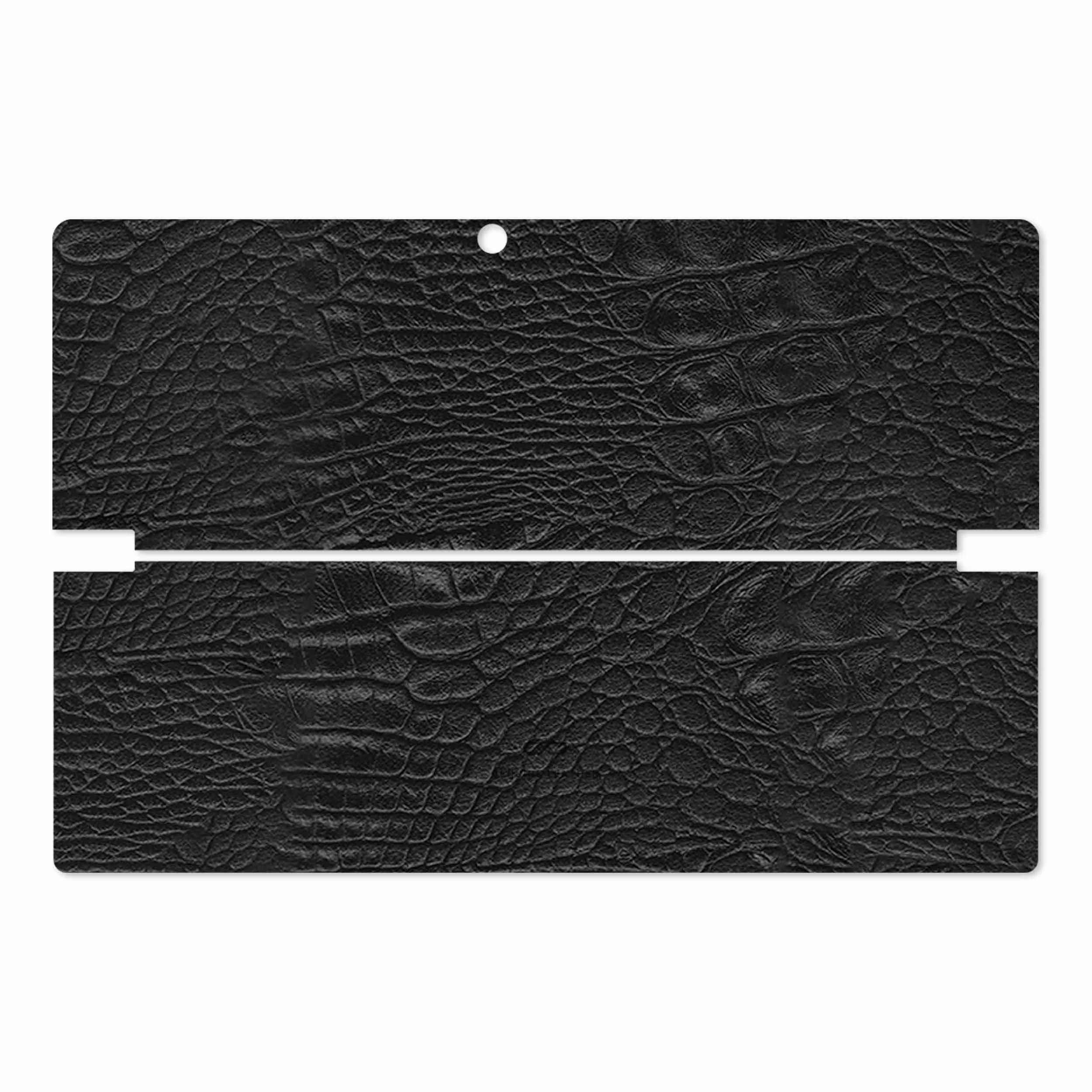 برچسب پوششی ماهوت مدل Black-Crocodile-Leather مناسب برای تبلت لنوو Miix 510 2016