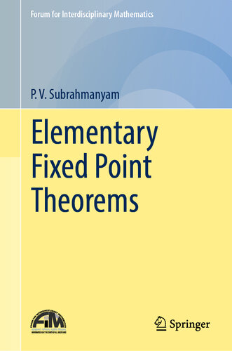 خرید و دانلود نسخه کامل کتاب Elementary Fixed Point Theorems
