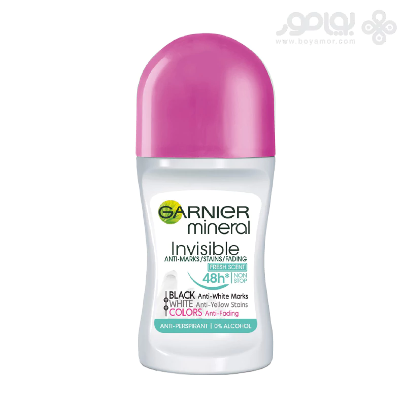 رول دئودورانت زنانه گارنیر مدل INVISIBLE حجم 50 میل