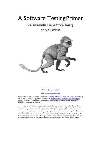 خرید و دانلود نسخه کامل کتاب A Software Testing Primer