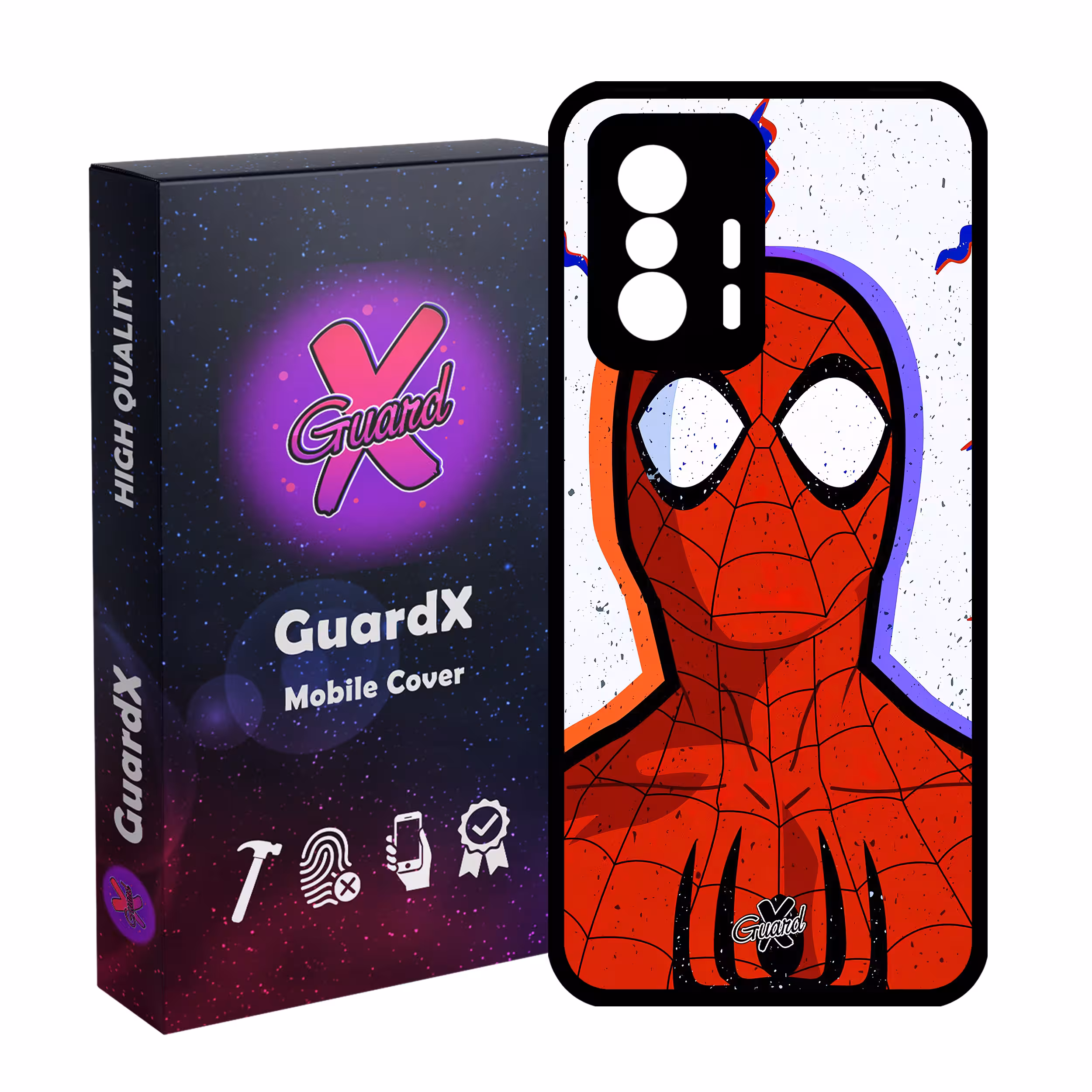 کاور گارد ایکس طرح Spider Man مدل Glass10495 مناسب برای گوشی موبایل شیائومی 11T Pro / 11T