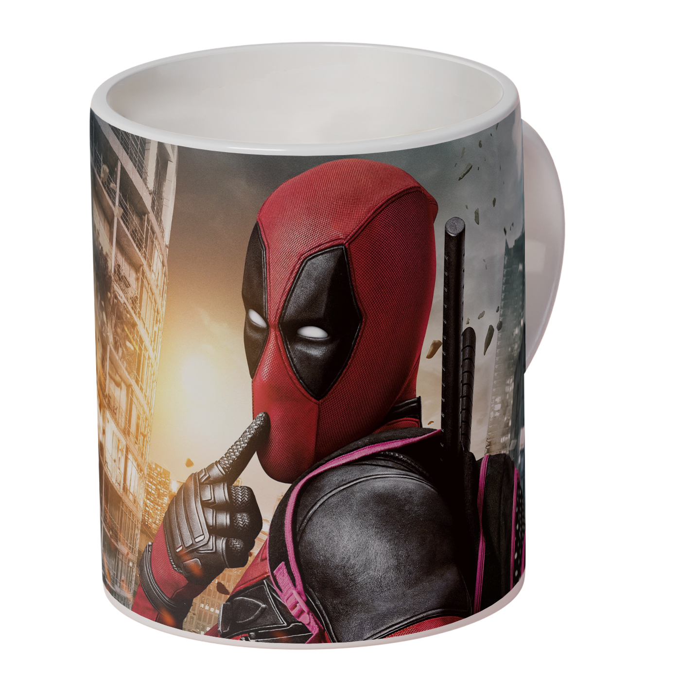 ماگ مدل سرامیکی دسته دار Deadpool