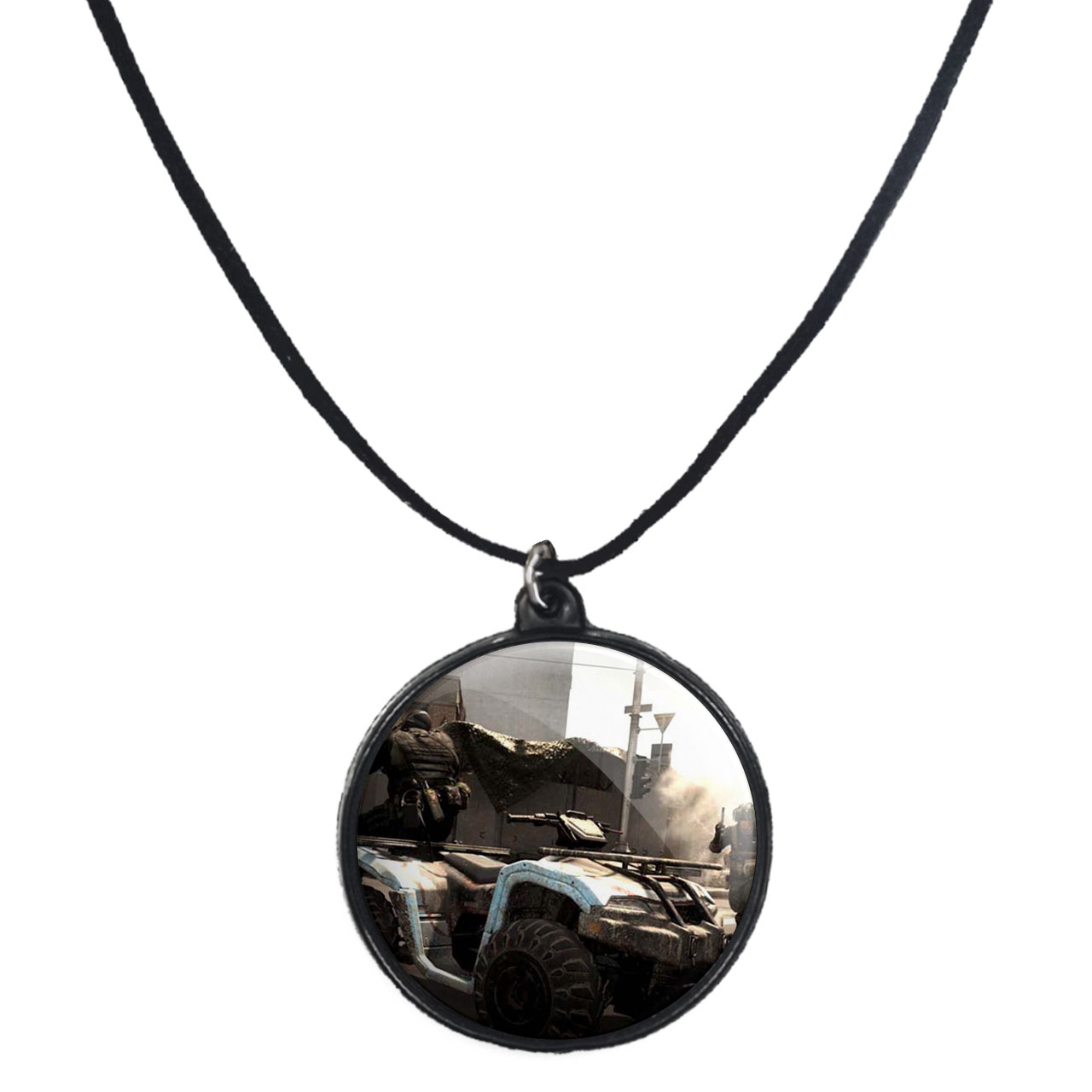 گردنبند پرمانه طرح call of duty کد pmb.1611 مدل دو طرفه