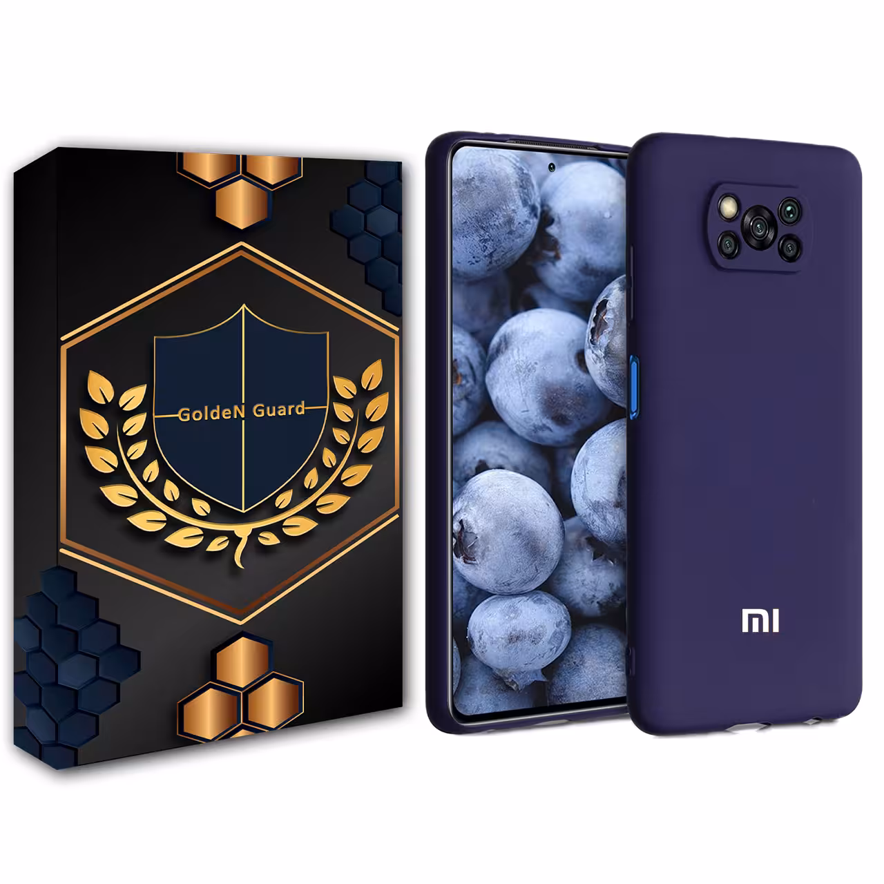 کاور گلدن گارد مدل سیلیکونی مناسب برای گوشی موبایل شیایومی Poco X3 Poco X3 Pro