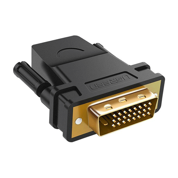 تبدیل کانکتور DVI-D Dual Link نر به HDMI مادگی برند یوگرین مدل UGREEN 20124