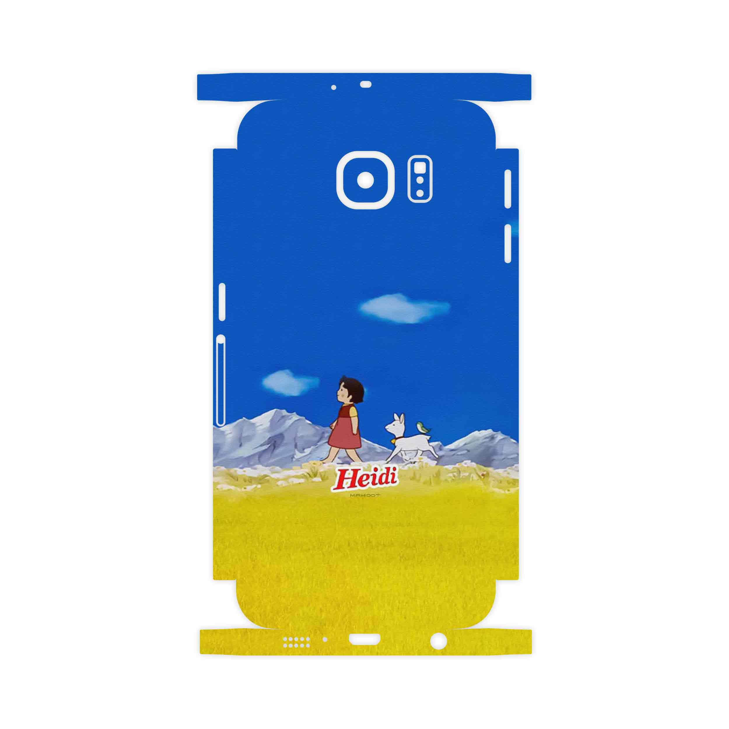 برچسب پوششی ماهوت مدل Heidi Girl of the Alps-FullSkin مناسب برای گوشی موبایل سامسونگ Galaxy S6 Edge