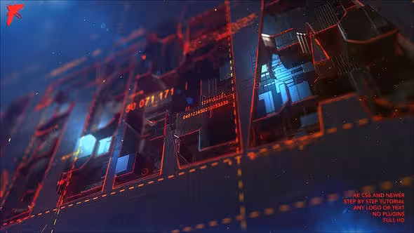 دانلود Transforming Element3D Logo – پروژه نمایش لوگو افترافکت