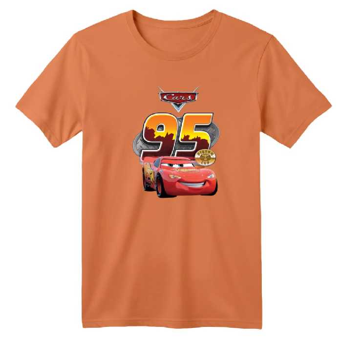 تی شرت آستین کوتاه بچگانه مدل ماشین ها کد 5 رنگ گلبهی