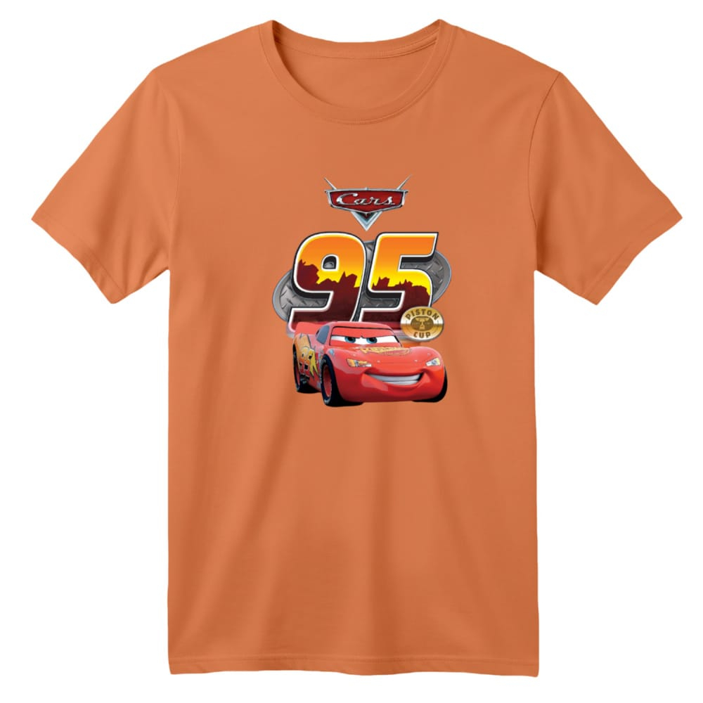 تی شرت آستین کوتاه بچگانه مدل ماشین ها کد 5 رنگ گلبهی