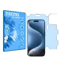 گلس فول کاور اپل iPhone 15 Pro مدل هیدروژلی آنتی بلو برند تکنو