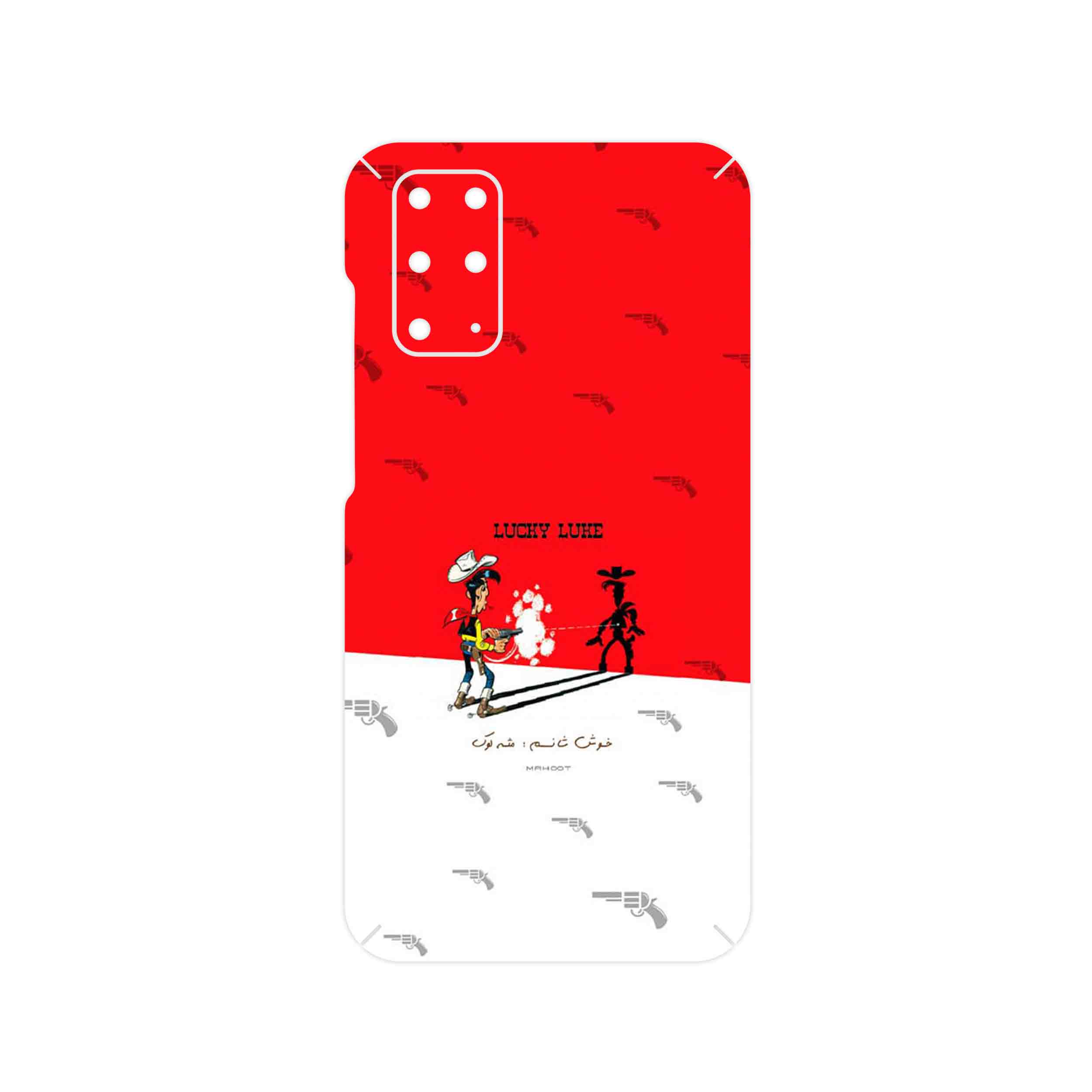 برچسب پوششی ماهوت مدل Lucky Luke مناسب برای گوشی موبایل سامسونگ Galaxy S20 Plus
