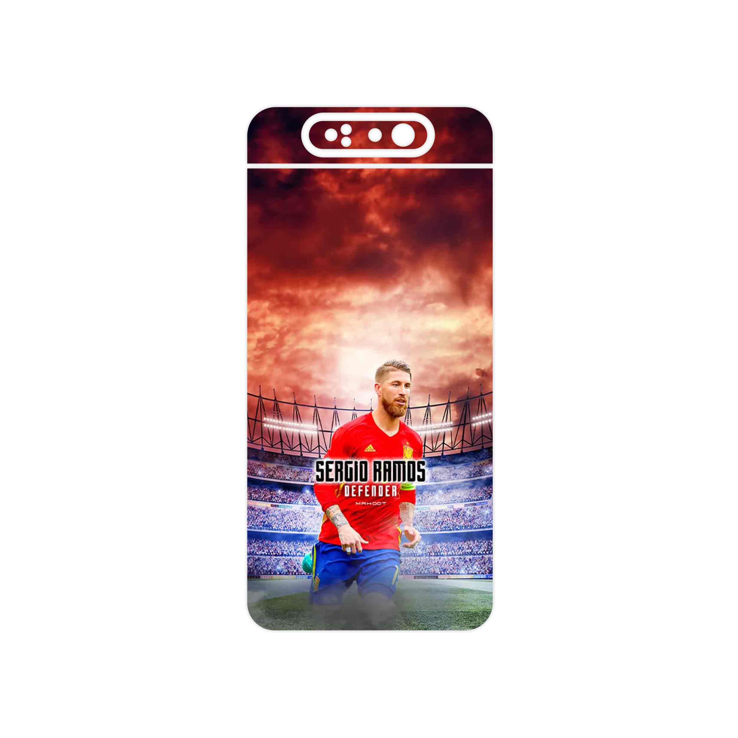 برچسب پوششی ماهوت مدل Sergio Ramos مناسب برای گوشی موبایل سامسونگ Galaxy A80