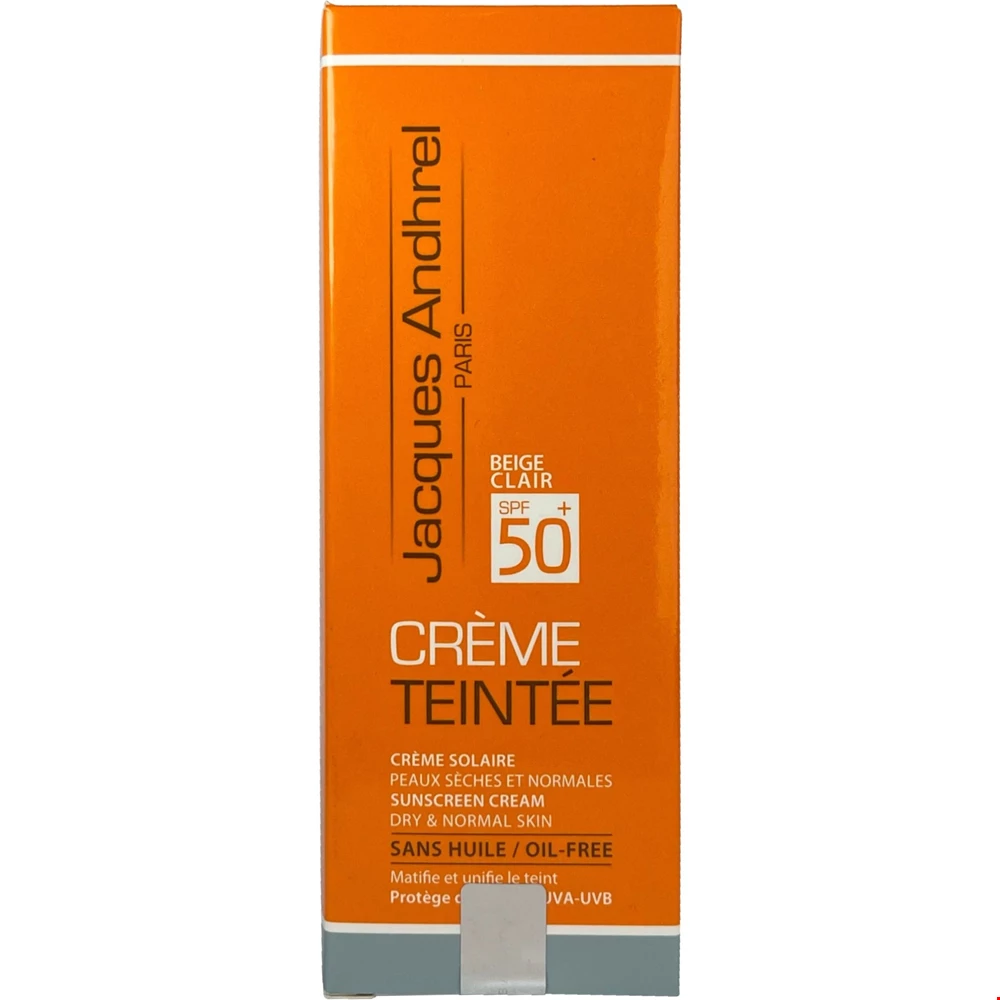 کرم ضد آفتاب پوست خشک و معمولی SPF50 ژاک آندرل پاریس 50 میلی لیتری