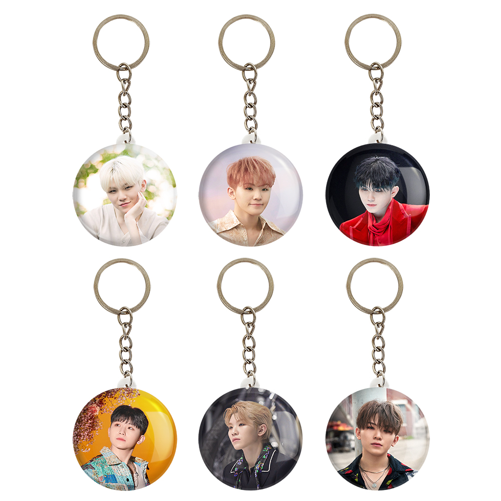 جاکلیدی خندالو مدل ووزی گروه سونتین Seventeen کد 1293A مجموعه 6 عددی