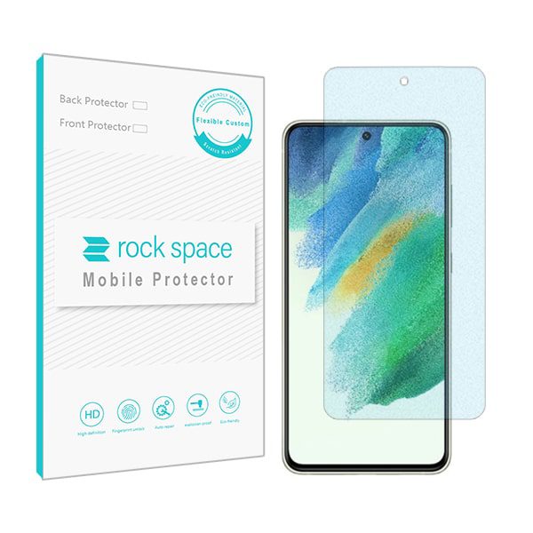 گلس سامسونگ S21 FE 5G مدل نانو هیدروژل مات آنتی بلو برند راک اسپیس کد S