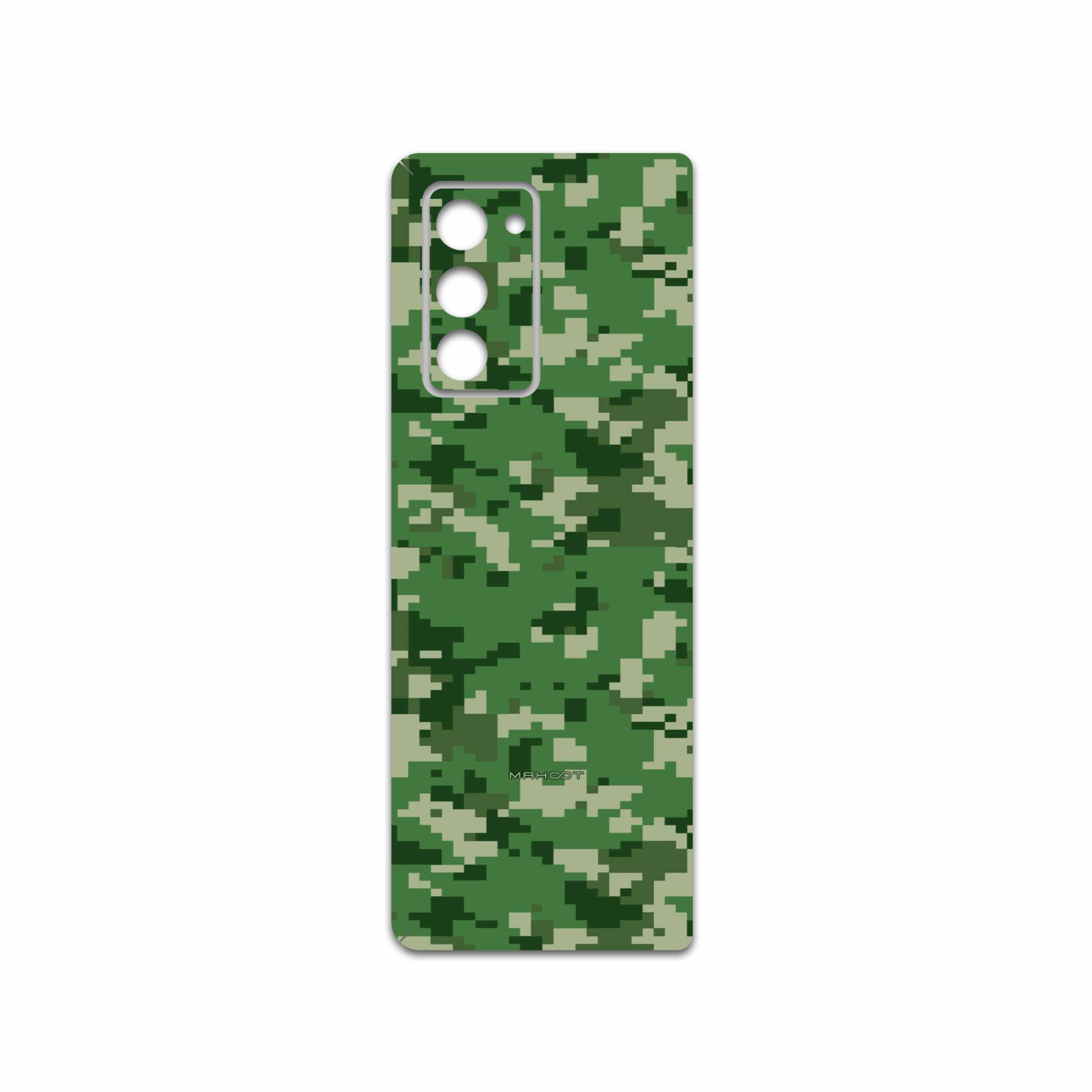 برچسب پوششی ماهوت مدل Army-Green-Pixel مناسب برای گوشی موبایل سامسونگ Galaxy Z FOLD 2
