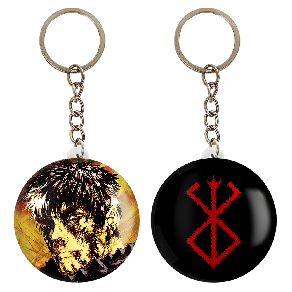 جاکلیدی خندالو مدل علامت برزرک و گاتس انیمه برزرک کد 1285712859 مجموعه 2 عددی