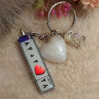 آویز طرح پلاک ماشین رزینی 