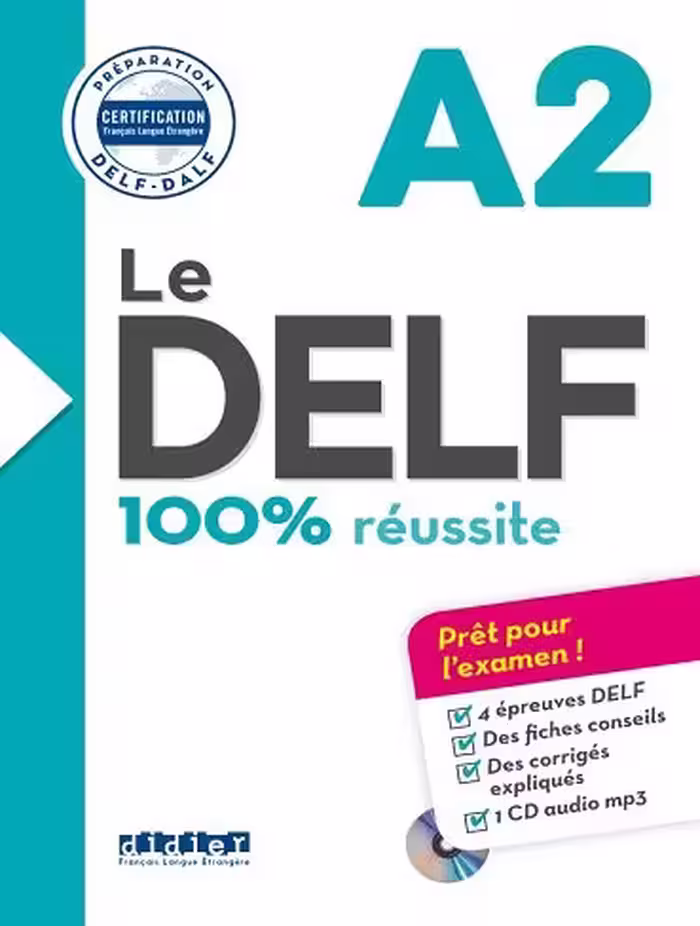 کتاب زبان Le DELF – 100% reusSite – A2   CD