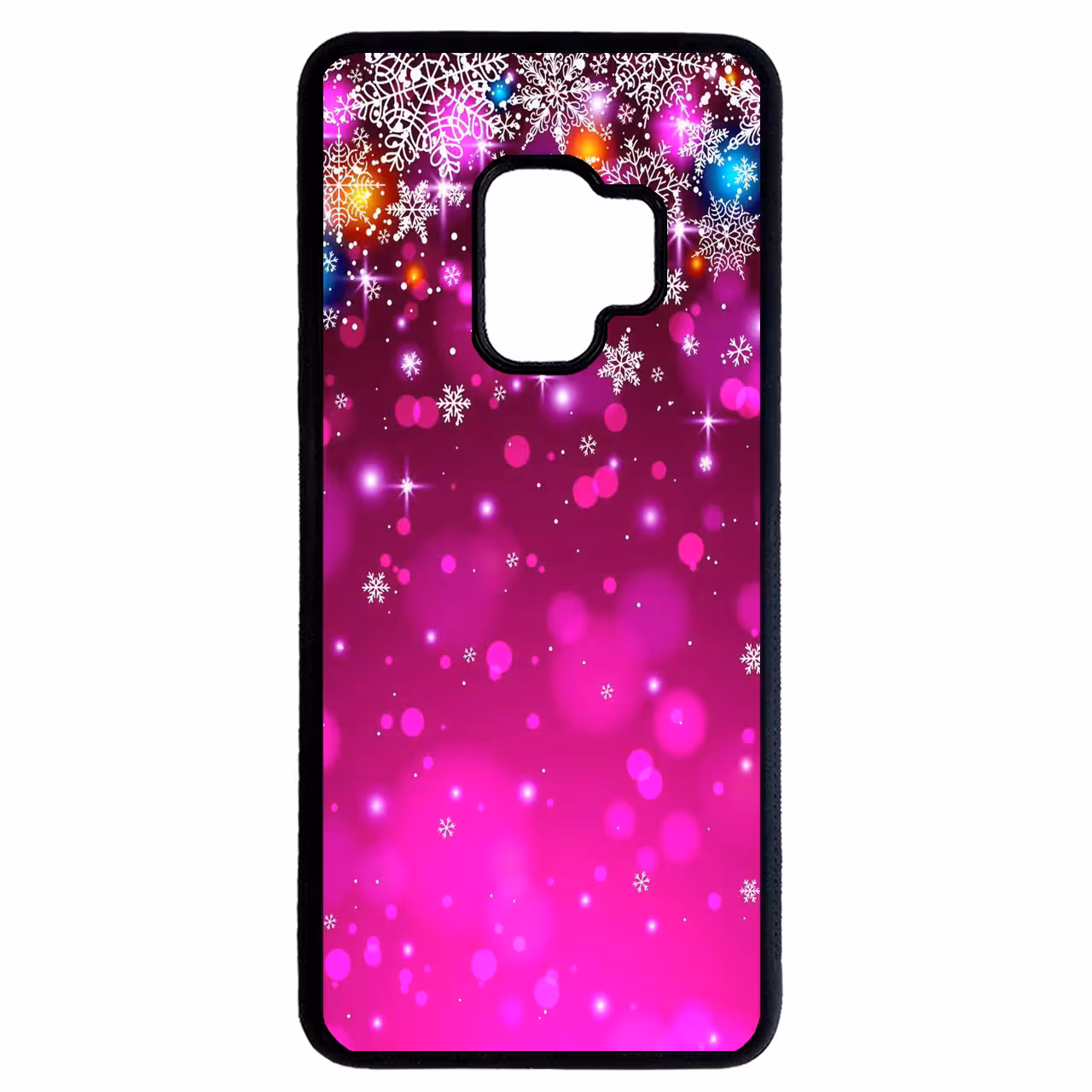 کاور طرح برف بنفش کد 9181 مناسب برای گوشی موبایل سامسونگ galaxy s9 plus