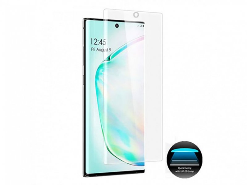 محافظ صفحه نمایش شیشه ای مات یو وی سامسونگ UV AG Glass Samsung Galaxy Note 10