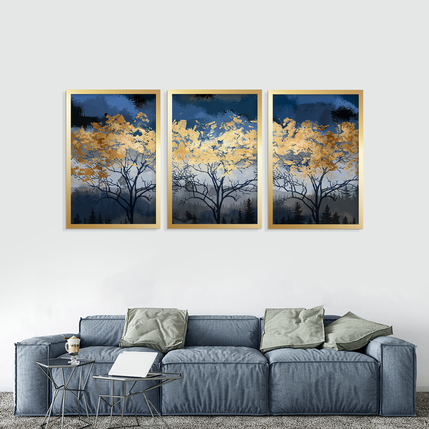 تابلو دکوراتیو مدل AG317 مجموعه 3 عددی