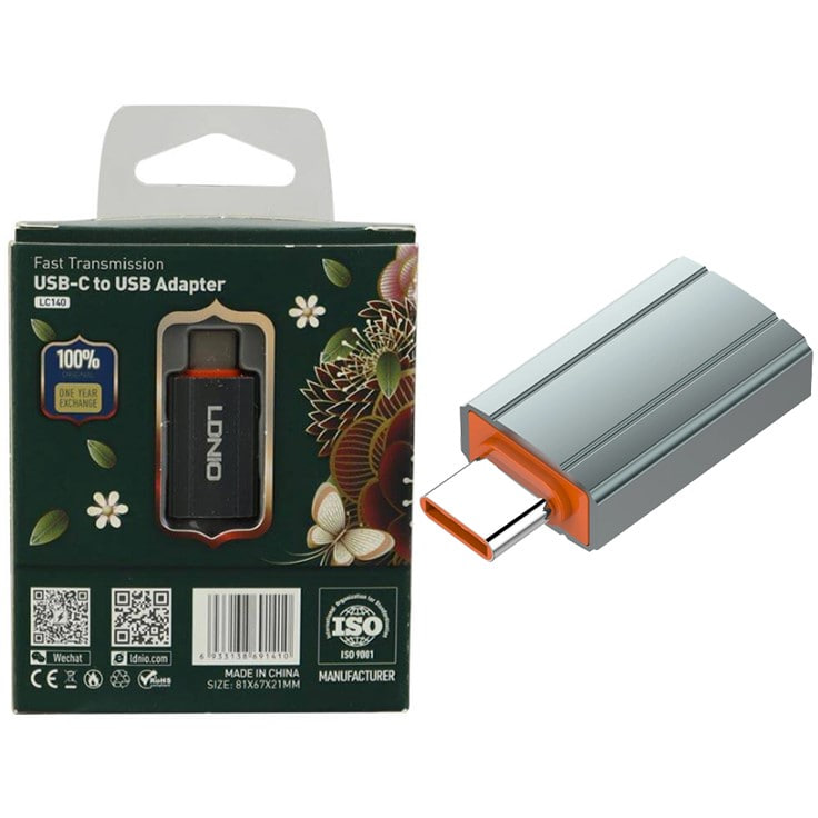 تبدیل LDNIO LC140 OTG TYPE-C - یاسین کامپیوتر