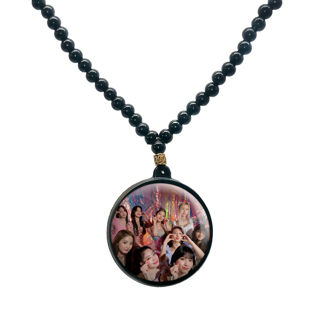 گردنبند پرمانه طرح تو ایس کد pmd.19479 مدل دو طرفه