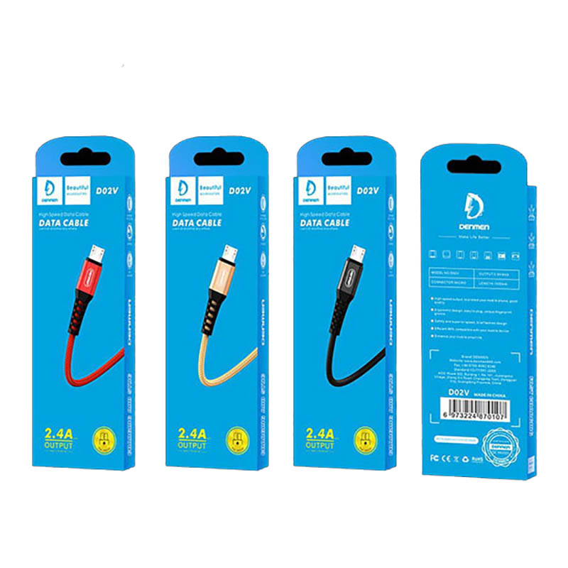 کابل شارژ میکرو کنفی DENMEN D02V - یاسین کامپیوتر