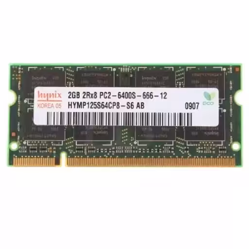 رم لپ تاپ ddr2 هاینیکس باس 800 ظرفیت 2 گیگابایت با گارانتی