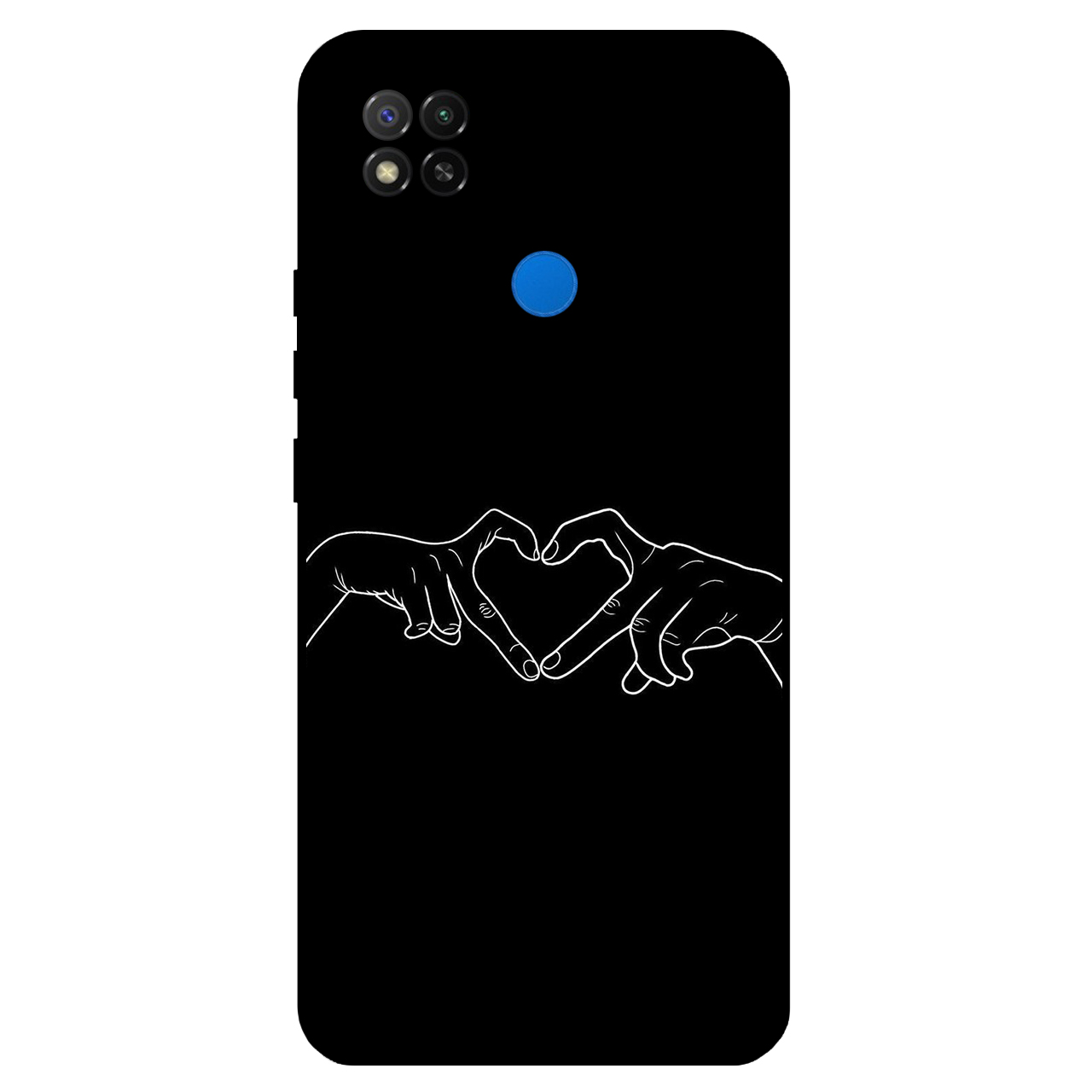 کاور مگافون طرح عشق مدل 1857 مناسب برای گوشی موبایل شیائومی Redmi 9C / 9C NFC