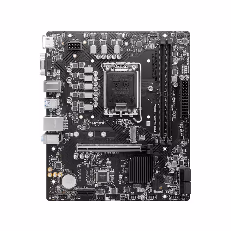 مادربرد ام اس آی مدل PRO B760M-E DDR4 - فروشگاه کارما آی‌تی