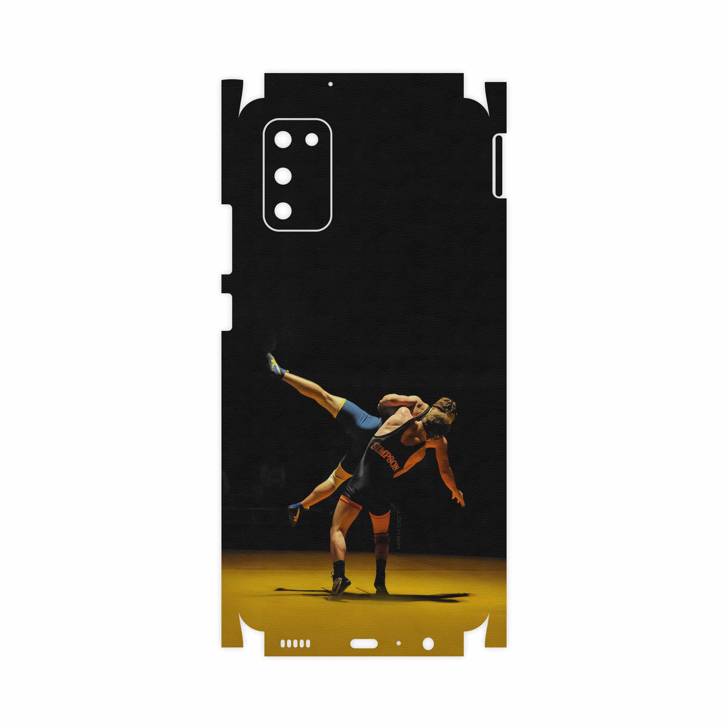 برچسب پوششی ماهوت مدل Wrestling-FullSkin مناسب برای گوشی موبایل سامسونگ Galaxy A02S