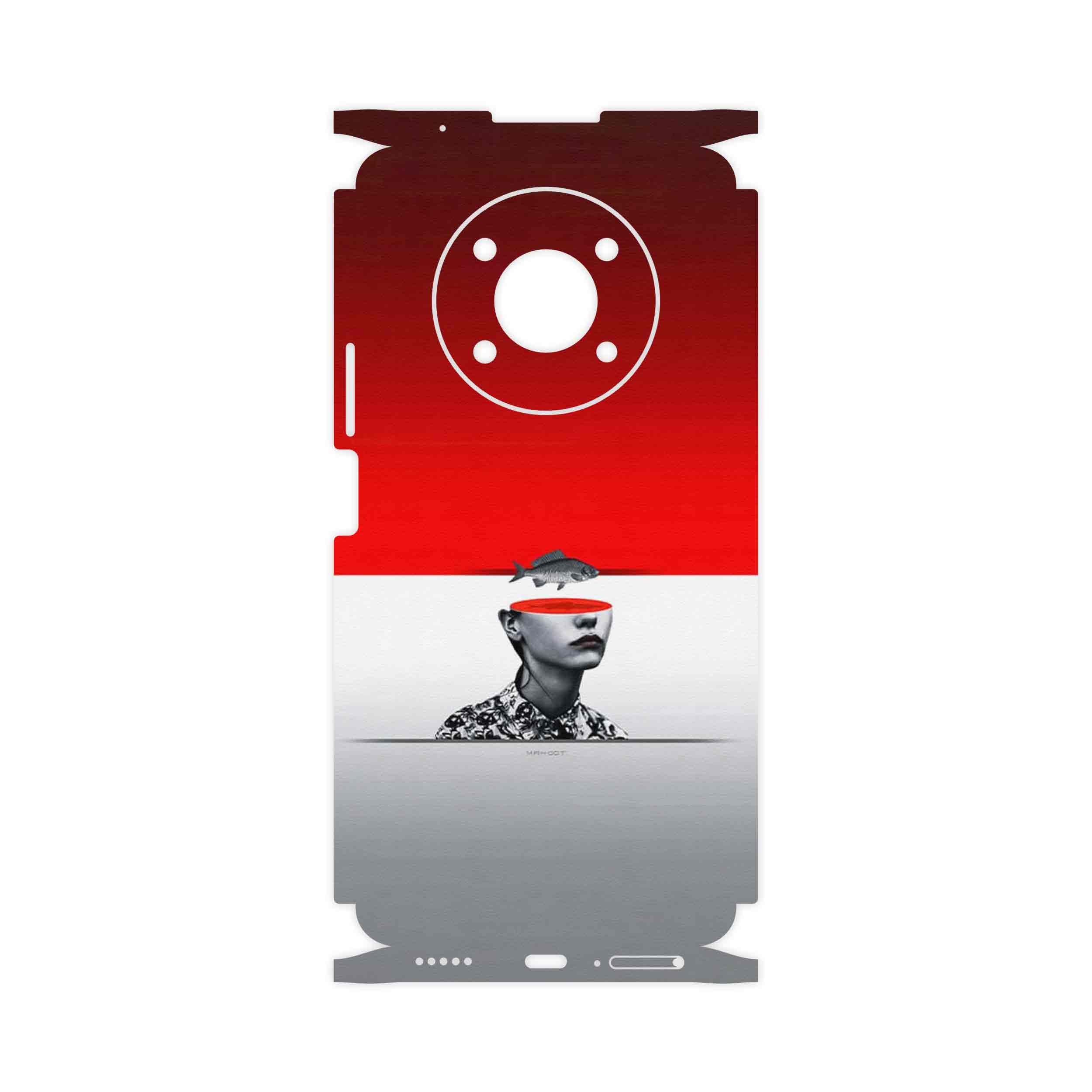 برچسب پوششی ماهوت مدل Collage of surreal Portrait of Women 1-FullSkin مناسب برای گوشی موبایل آنر X9 5G