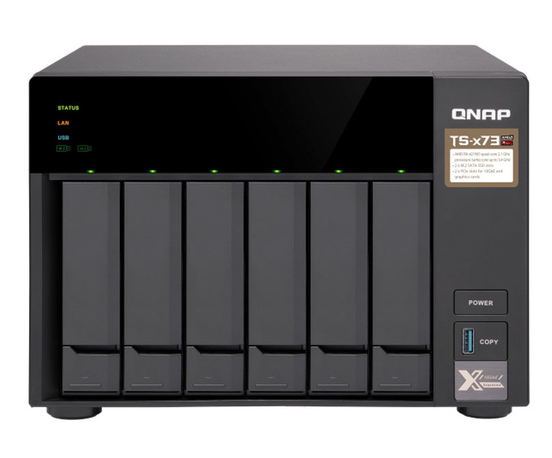 ذخیره ساز تحت شبکه کیونپ مدل TS-673-8G