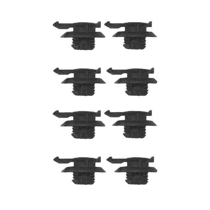 خار رله فن خودرو آراکس یدک مدل AY-3424 مناسب برای پژو 405 مجموعه 8 عددی