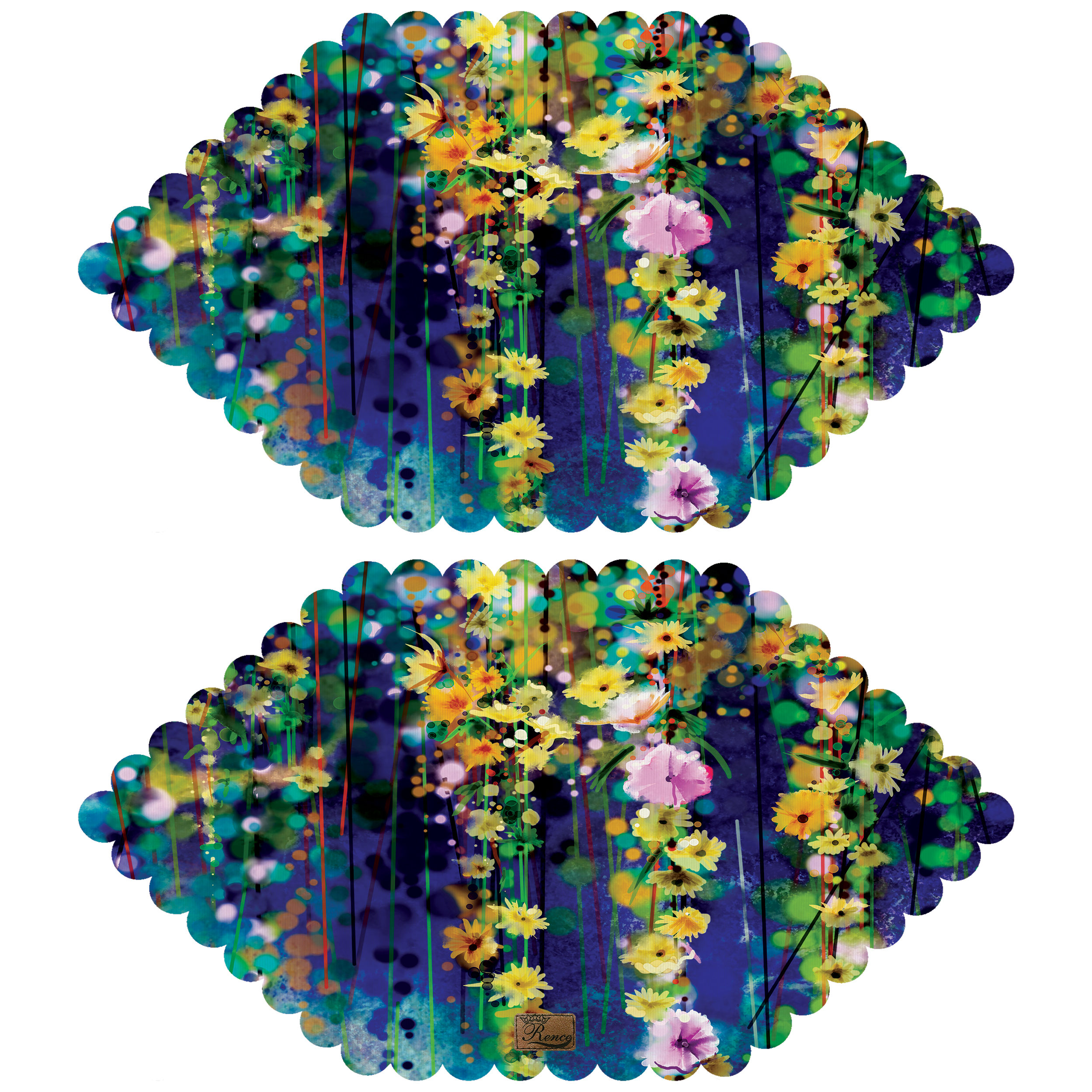 ست رومیزی 2 تکه رنس مدل TT5-42827