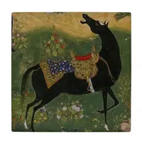 کاشی کارنیلا طرح نگارگری ایرانی مدل لوحی کد klh461