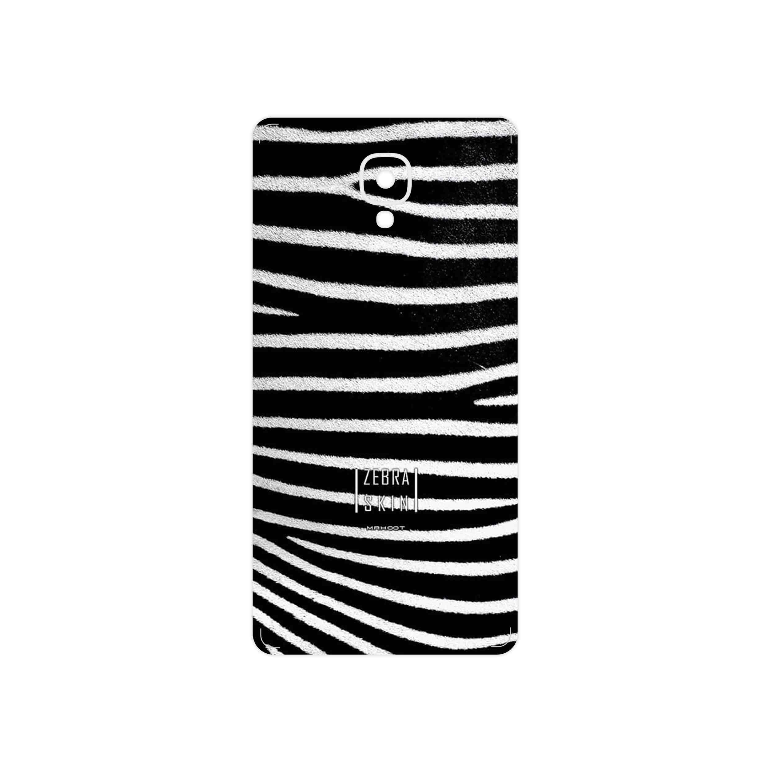 برچسب پوششی ماهوت مدل Zebra Skin مناسب برای گوشی موبایل وان پلاس 3
