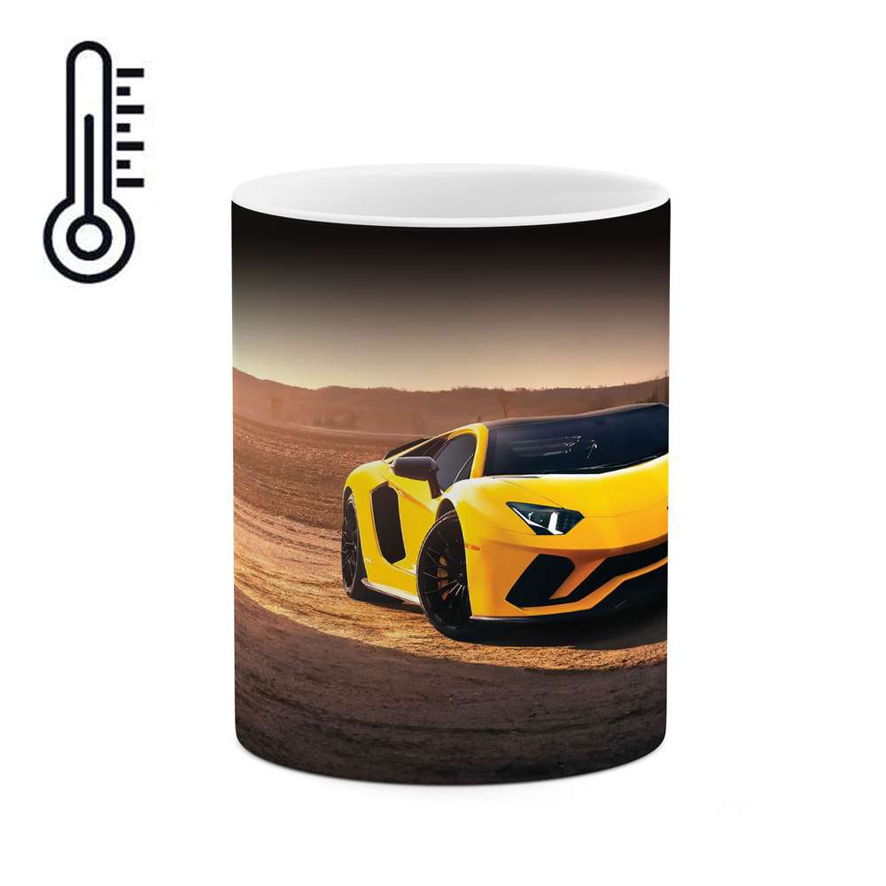 ماگ حرارتی طرح ماشین لامبورگینی مدل mgph10453