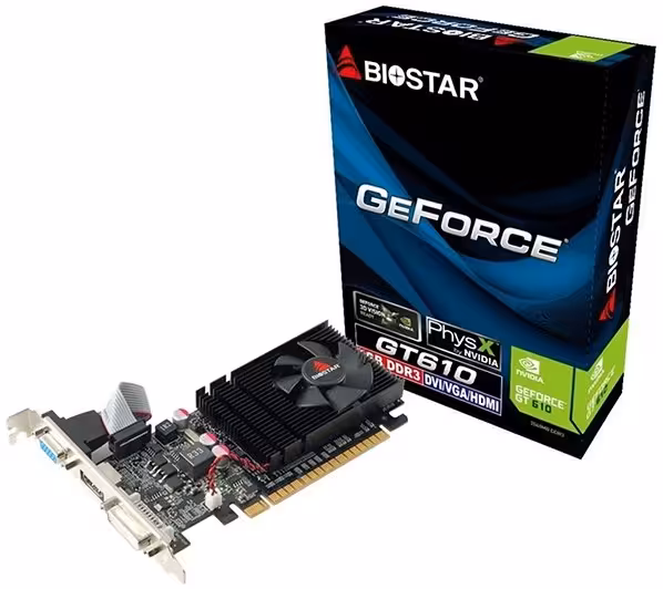 کارت گرافیک بایوستار مدل GT 610