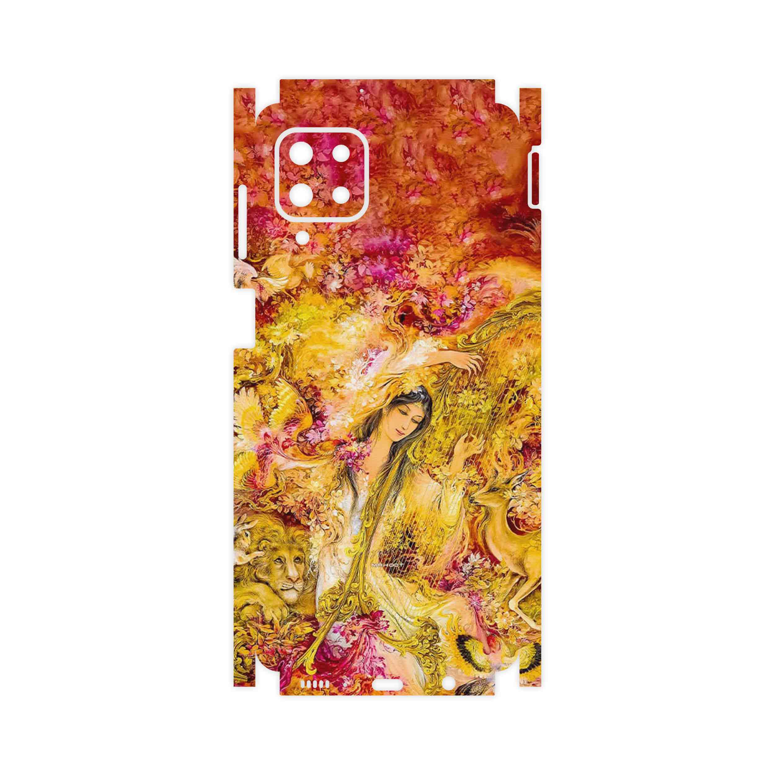 برچسب پوششی ماهوت مدل Persian miniature 1-FullSkin مناسب برای گوشی موبایل سامسونگ Galaxy M62