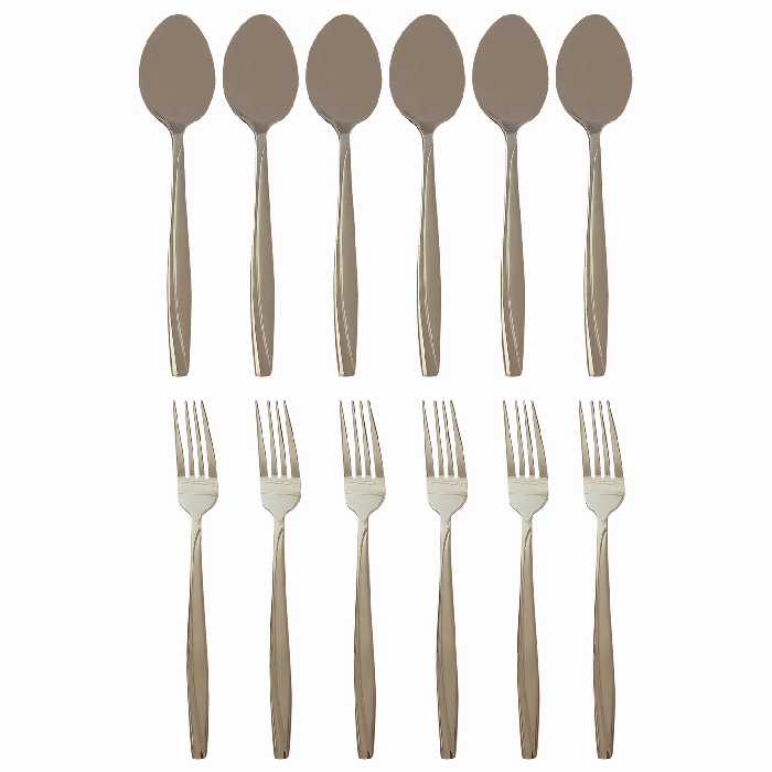 سرویس قاشق و چنگال غذاخوری 12 پارچه مدل 411
