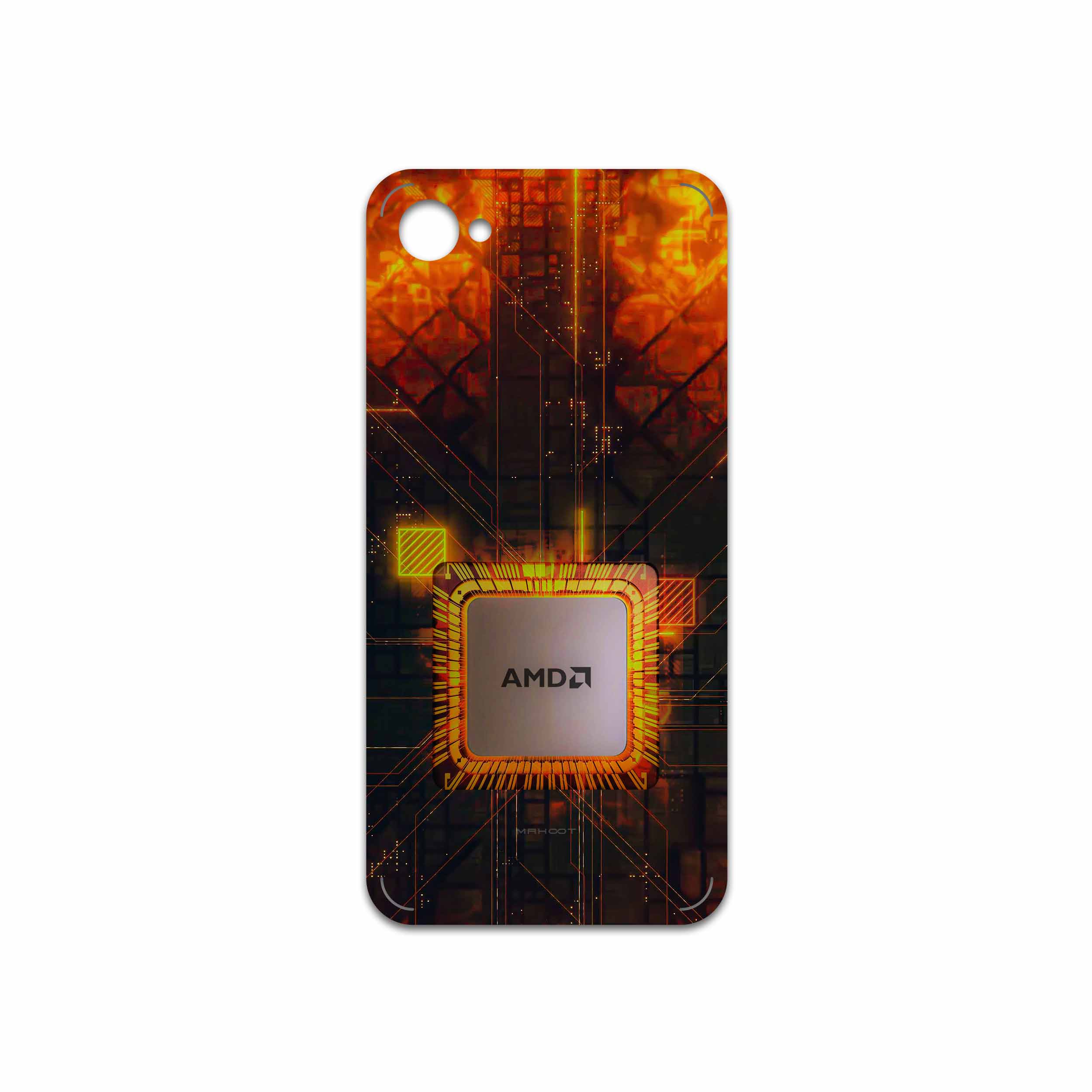 برچسب پوششی ماهوت مدل AMD Brand مناسب برای گوشی موبایل اچ تی سی Desire 12