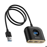 هاب 4 پورت USB باسئوس مدل Square Round