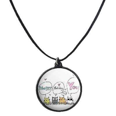 گردنبند پرمانه طرح تولد کد pmb.25848 مدل دو طرفه