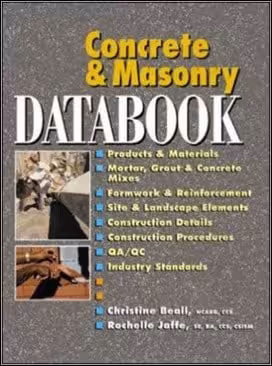 󾕇 Beall C., Concrete and Masonry Databook, 2003 - دانلود کتاب های دانشگاهی
