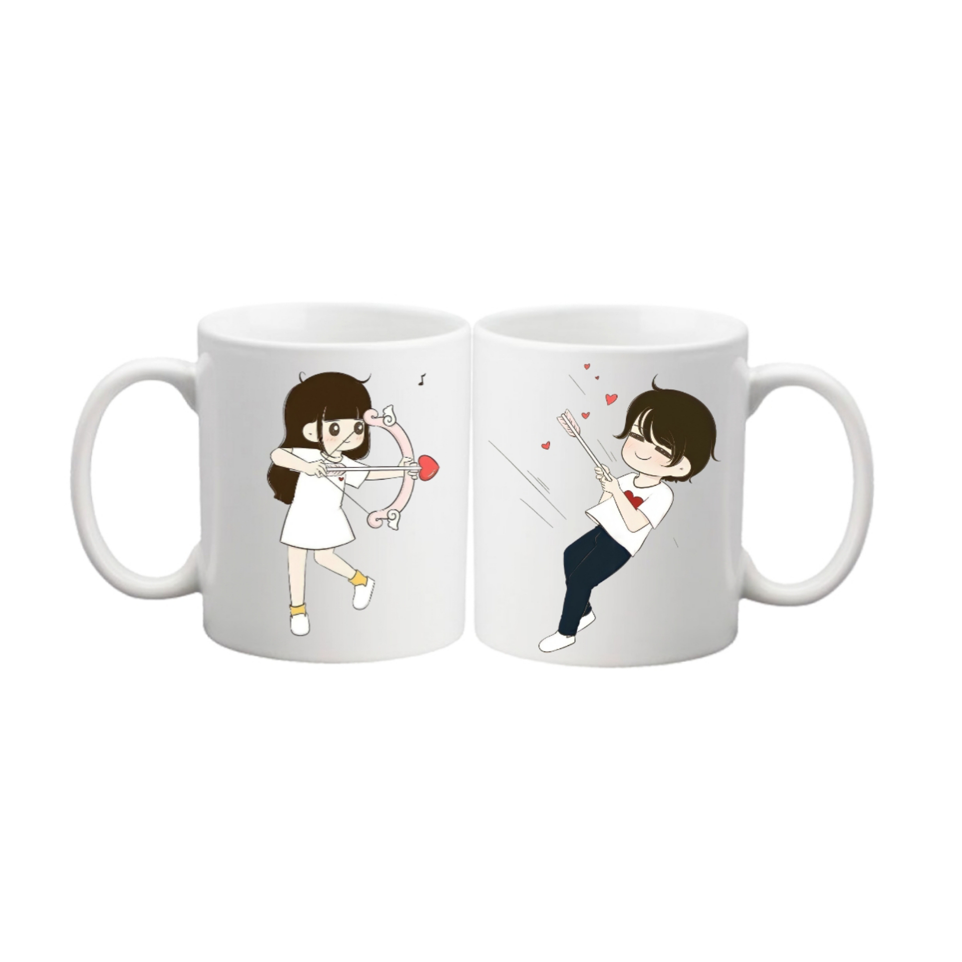 ماگ طرح عاشقانه کد 13 مجموعه 2 عددی