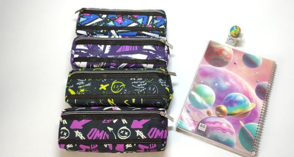 جامدادی 3 زیپ کلاسیک اقتصادی عمده