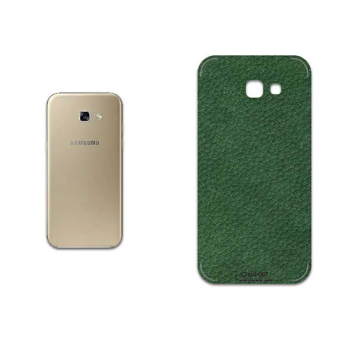 برچسب پوششی ماهوت مدل Green-Leather مناسب برای گوشی موبایل سامسونگ Galaxy A5 2017